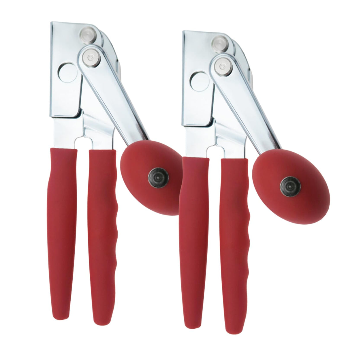 Chef Master 2-Pack heavy-duty can opener with oversized handle for smoother opening