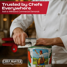 Chef Master easy-clean design prevents residue buildup after use