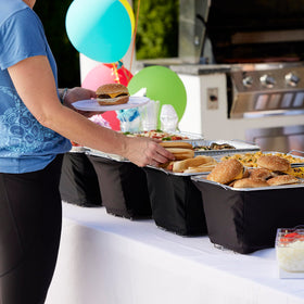 Chef Master flame-retardant fabric wind guard enhances safety around open flames.
