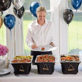 Chef Master hook-and-loop fuel-access system enables easy refueling during service.