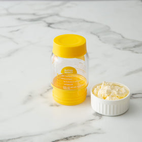 Chef'n Buttercup yields fresh butter ready to spread.