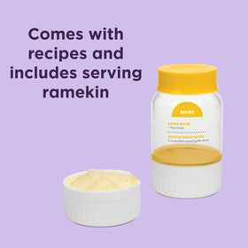 Chef'n Buttercup ramekin base collects butter for clean serving.