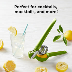Squeezed lime juice from Chef'n FreshForce, seeds and pulp removed.