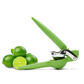 Chef'n FreshForce lime juicer handheld in bright color for quick citrus squeezing.