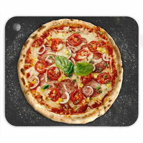 Chef Pomodoro 16-inch pizza steel in oven with large surface for big pizzas.