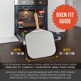 Chef Pomodoro wooden foldable handle provides comfortable grip and compact storage.
