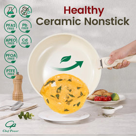 Chef Power dishwasher-safe pots and pans for quick cleanup after meals.