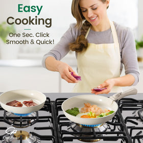 Chef Power induction compatible cookware fits various stoves