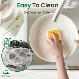 Chef Power sealing lids in wide temperature range from -100 to 170 degrees