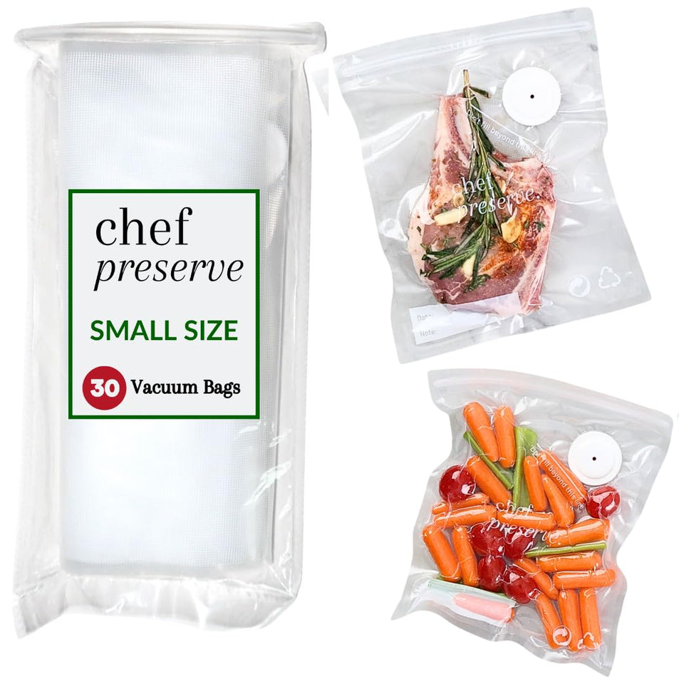 Chef Preserve small 8x10 bag ready for safe reusable storage