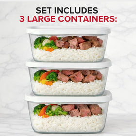 Chef Preserve borosilicate glass is microwave-safe for reheating meals.