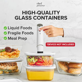 Chef Preserve leak-proof lid closeup highlights strong seal and odor containment.