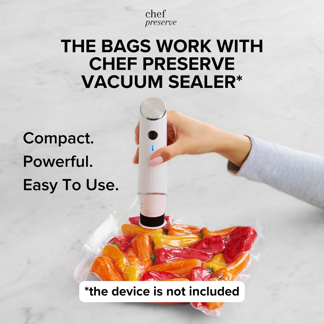 Chef Preserve bags ready for microwave reheating (unsealed) for quick meals