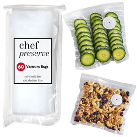 Chef Preserve small bags with double seals for fresher portions.