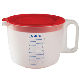 Chef's Pride 8-Cup Pitcher dishwasher-safe for simple cleaning