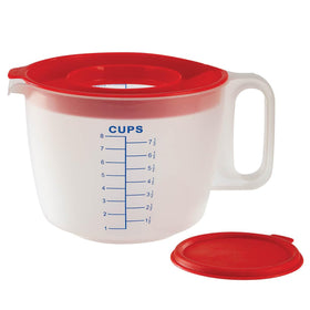 Chef's Pride 8-Cup Pitcher top view for precise pouring and quick measurement