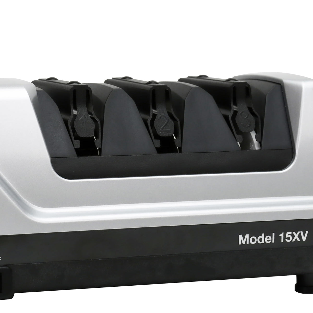 Chef's Choice EdgeSelect precision angle guides ensure sharpening accuracy along the full blade.