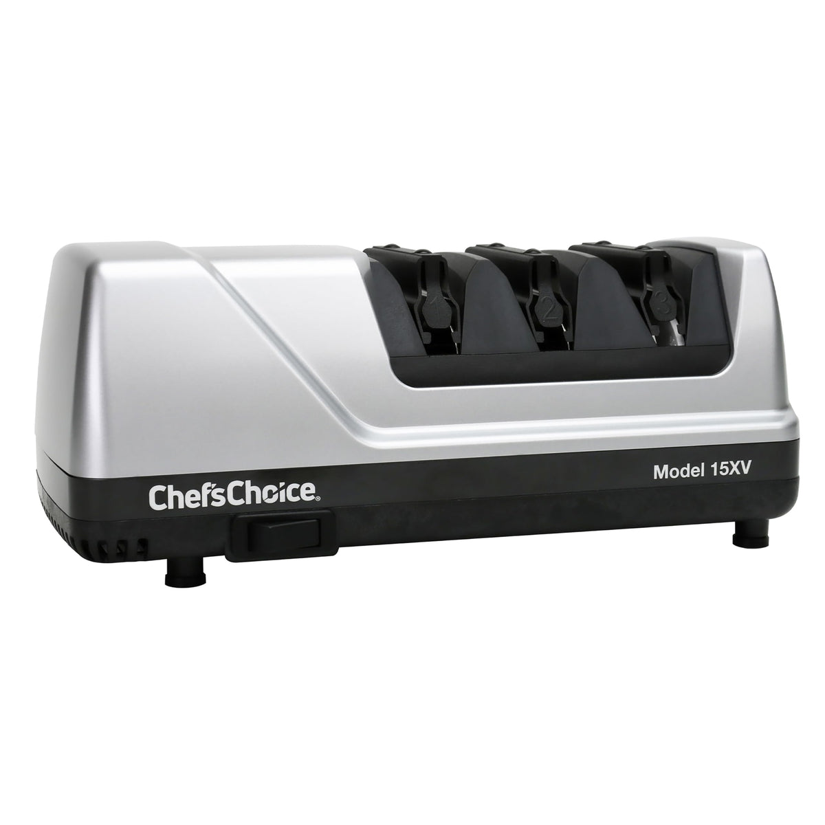Chef's Choice EdgeSelect stage-one diamond sharpening for straight-edge knives delivers consistent bevels.