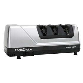 Chef's Choice EdgeSelect stage-one diamond sharpening for straight-edge knives delivers consistent bevels.
