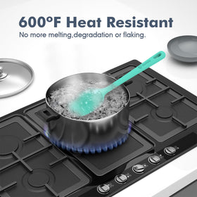 ChefAide dishwasher-safe silicone spatulas simplify cleanup after cooking.
