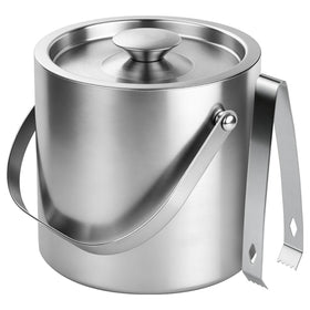 ChefBee 3L ice bucket with lid and tongs keeps ice cold for hours during parties