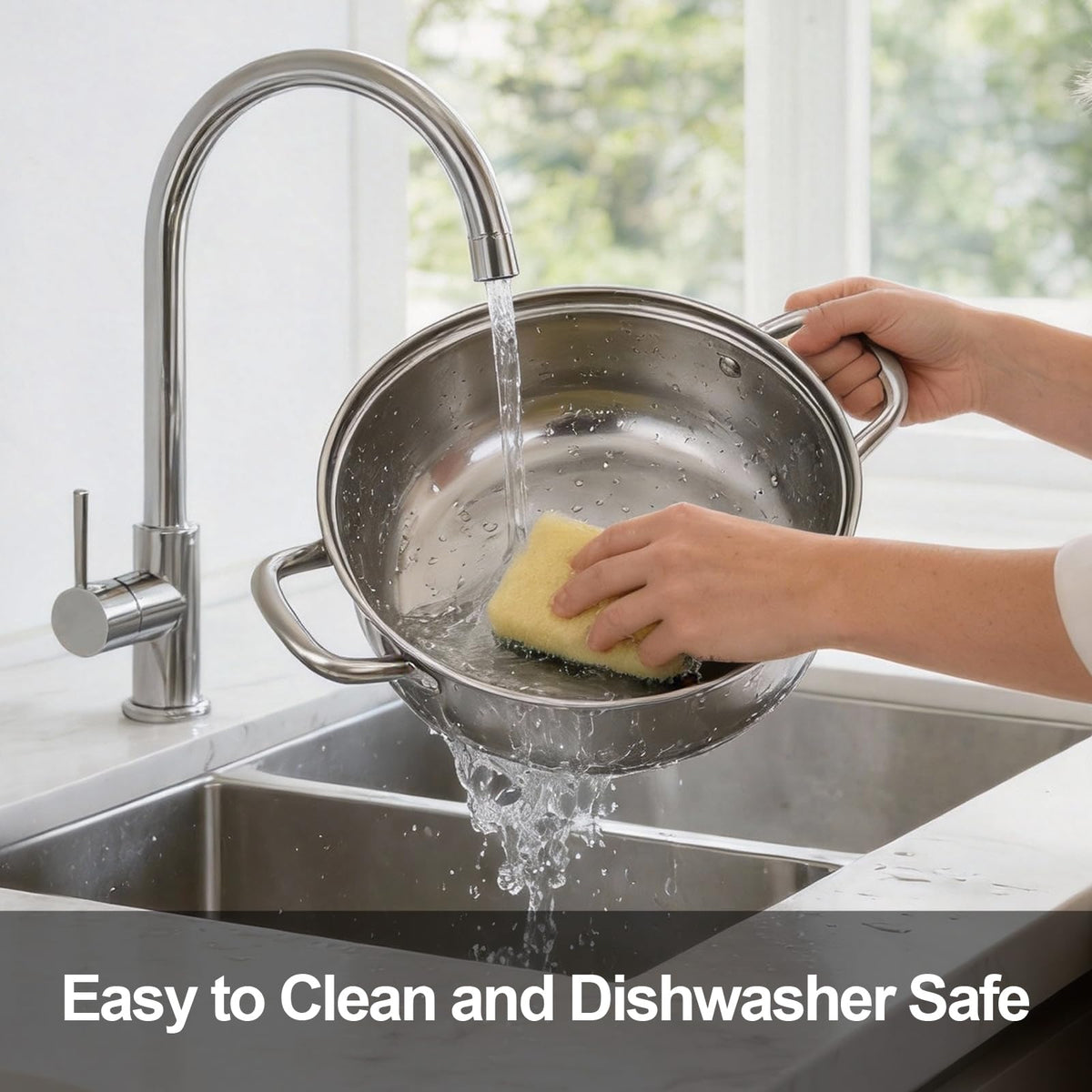 CHEFBEE steamer pot dishwasher safe for simple cleanup