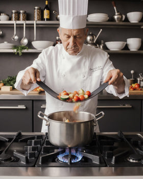 CHEFEAT heat-resistant board resists warping during meal prep