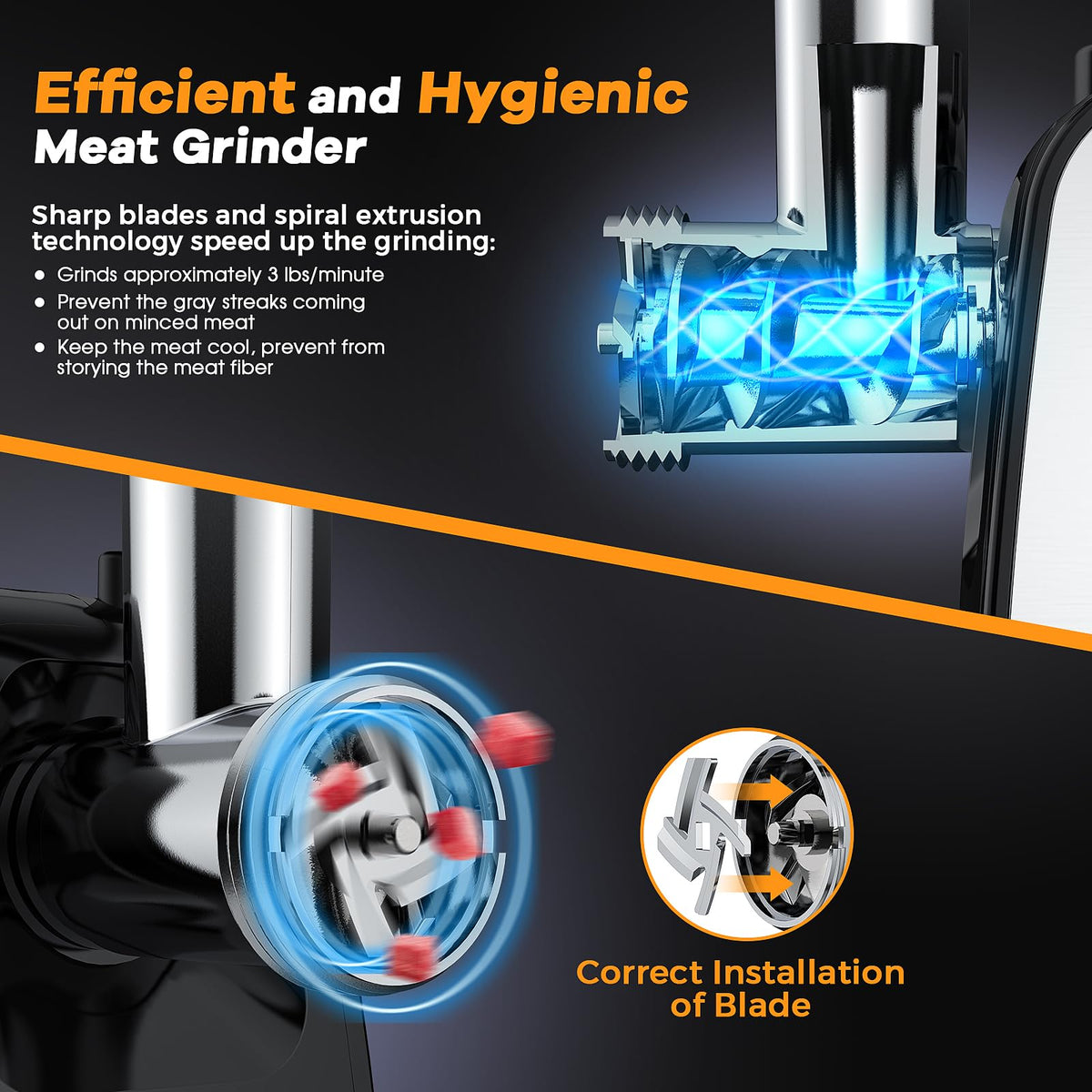 CHEFFANO Life grinder assembly enables quick, clean setup