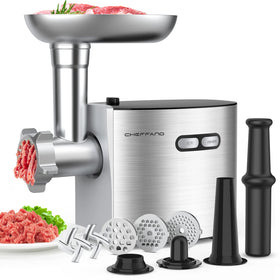 CHEFFANO meat grinder 2600W motor for fast home grinding