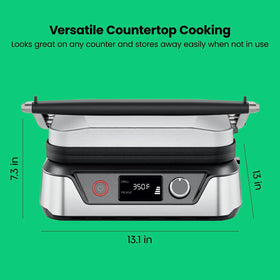Chefman 1 year warranty for panini press reliability