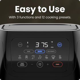 Chefman 17-presets panel simplifies quick healthy cooking options.