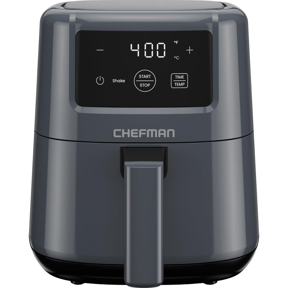Chefman 2Qt Mini Air Fryer front view showing compact design ideal for small kitchens