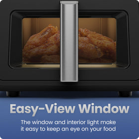 Chefman TurboFry 9QT easy-clean basket simplifies cleanup after cooking.