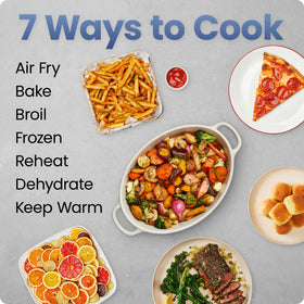 Chefman TurboFry 9QT frozen-favorites mode crisps items evenly.