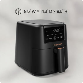 Chefman air fryer dishwasher-safe accessories simplify cleanup