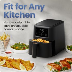 Chefman air fryer frozen function delivers golden crisp