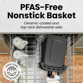 Chefman air fryer nonstick ceramic coating is PFAS-free