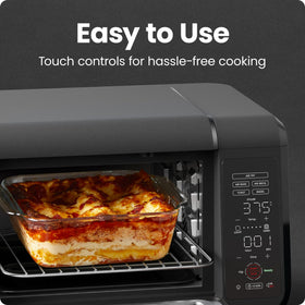 Chefman air fryer toaster oven function variety supports air fry, bake, or broil options.