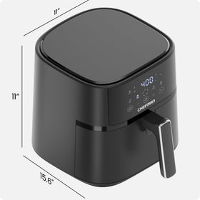 Chefman auto shutoff safety adds peace of mind during cooking.