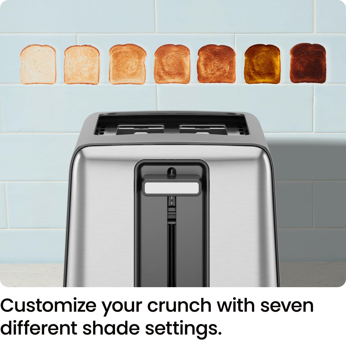 Chefman bagel function toast demonstrating crispy cut side and warm crust