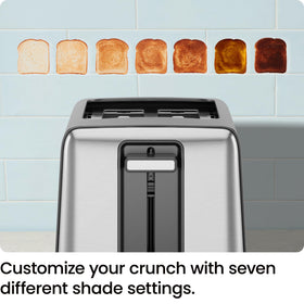 Chefman bagel function toast demonstrating crispy cut side and warm crust