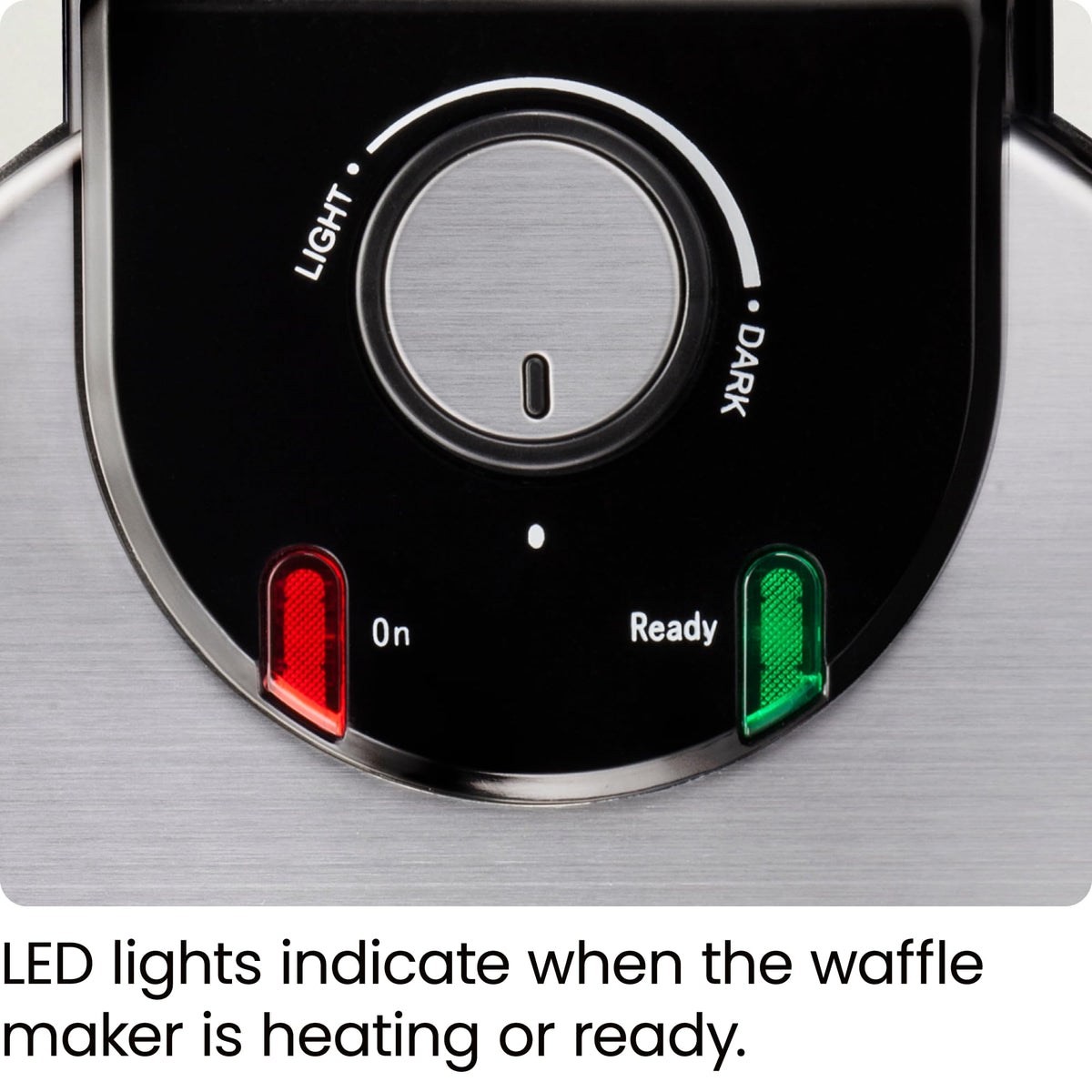 Chefman stainless steel black design adds durability and style to any kitchen.