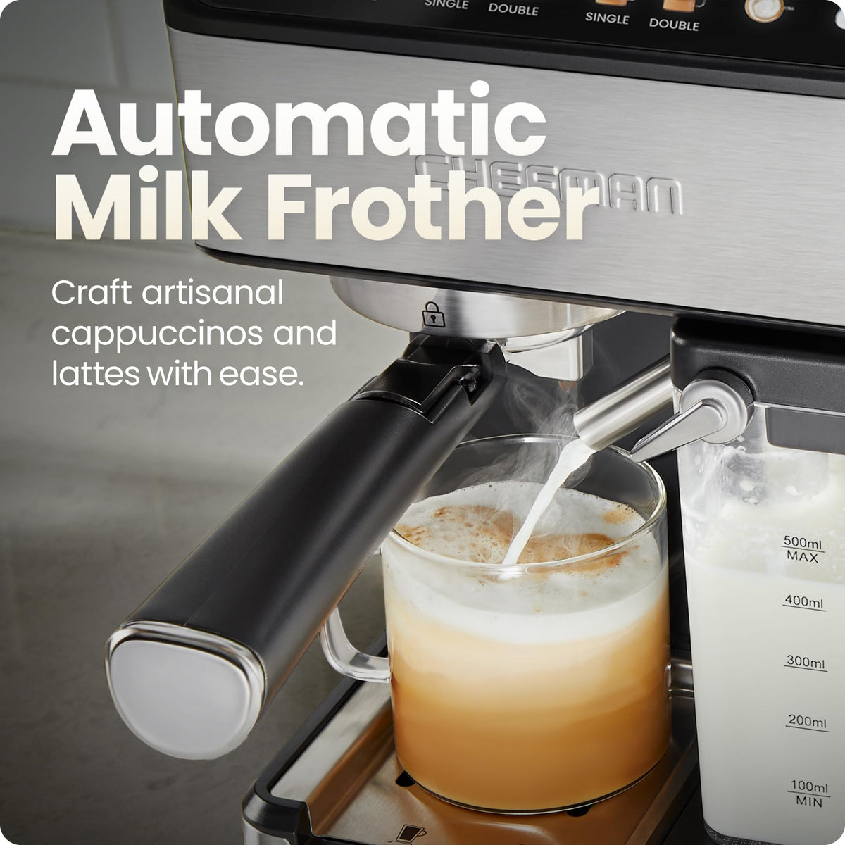 Chefman Cafemaster Pro 1.8-liter removable water reservoir for hosting
