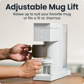 Chefman Caffeinator charcoal filter maintains clean, consistent flavor