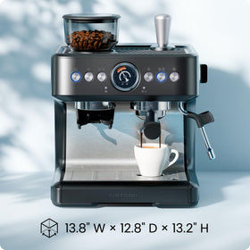 Chefman Crema Deluxe includes barista accessories for home setup