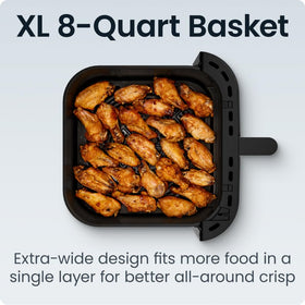 Chefman Crispinator 8-quart capacity suitable for large batches