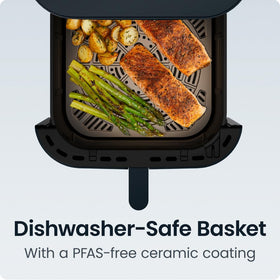 Chefman Crispinator digital cookbook QR code for quick recipe access