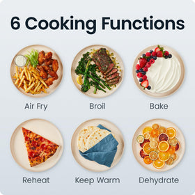 Chefman Crispinator shake/flip notifications for even browning