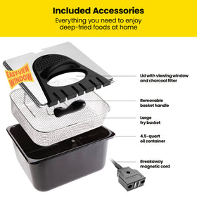 Chefman magnetic breakaway cord helps prevent spills during use