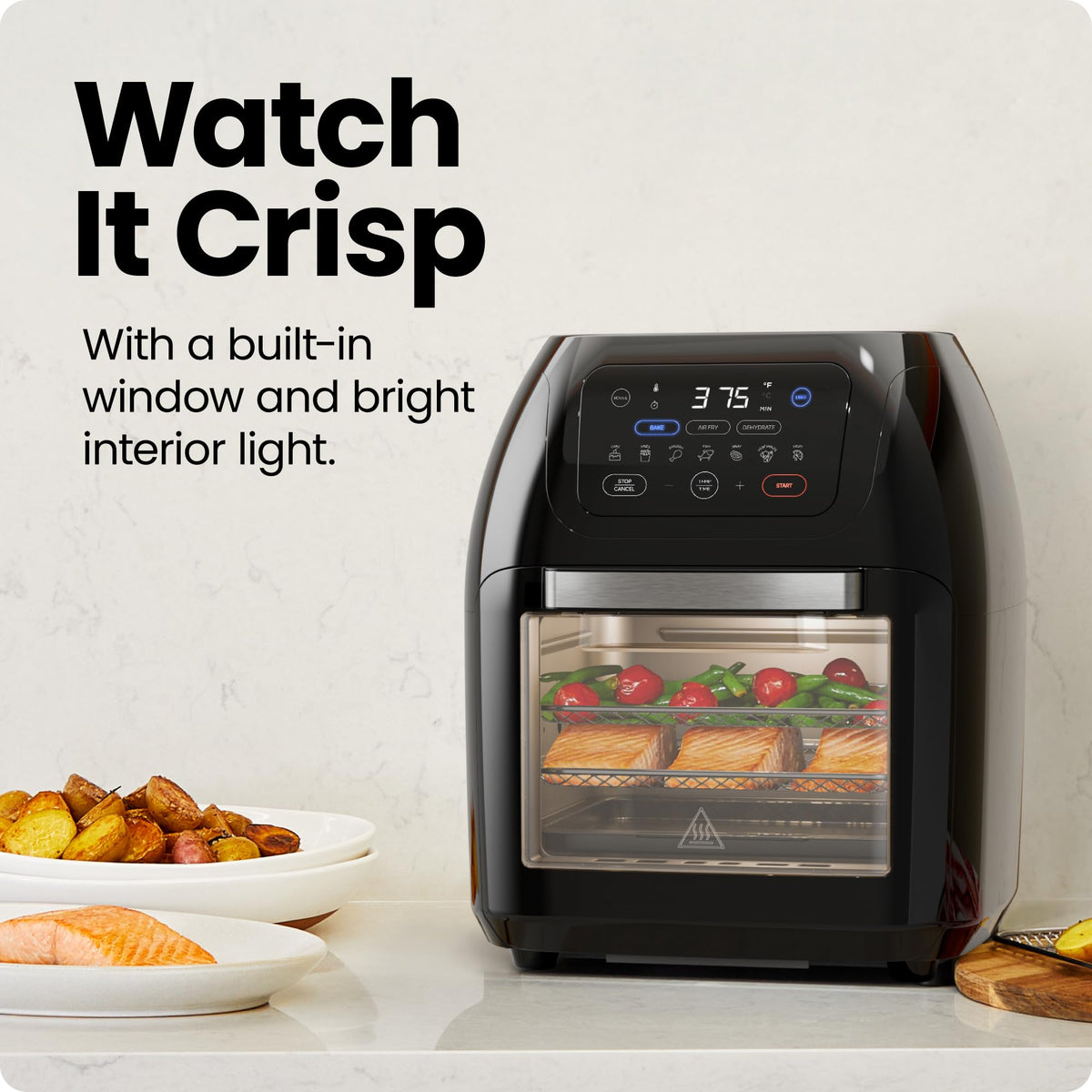 Chefman dishwasher-safe parts make cleanup fast.
